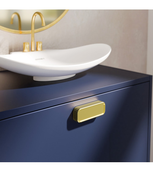 Tirador de mueble oro mate WEGA tirador de diseño