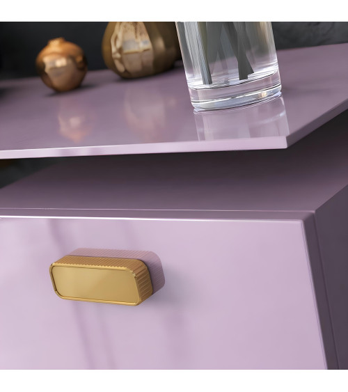 Tirador de mueble dorado pulido WEGA tirador de diseño