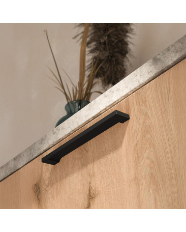 Tirador de mueble negro mate PRONUS tirador de diseño