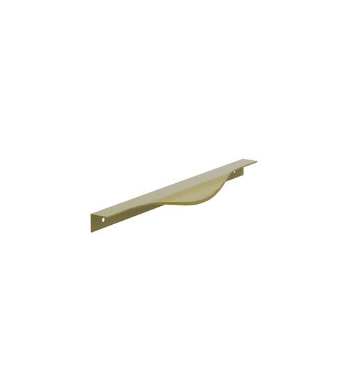 Tirador de mueble anodizado en oro LEXA tirador de diseño