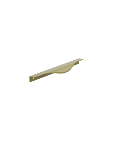 Tirador de mueble anodizado en oro LEXA tirador de diseño