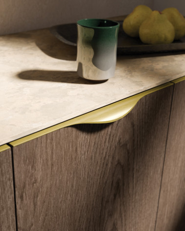 Tirador de mueble LEXA tirador de diseño montado en un mueble