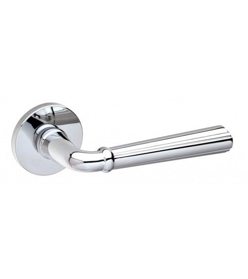 Maneral de puerta cromado pulido CASCADA - maneral de diseño