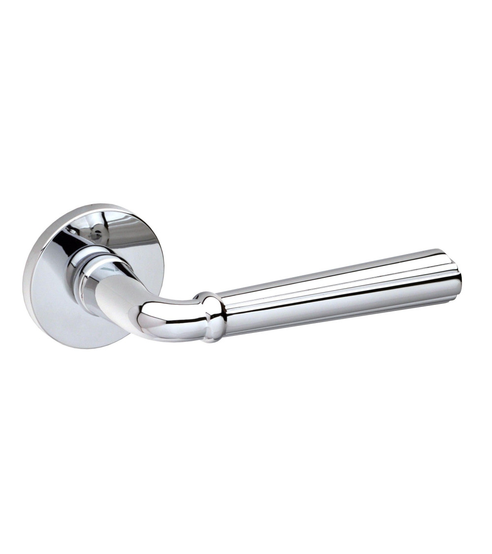 Maneral de puerta cromado pulido CASCADA - maneral de diseño