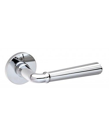 Maneral de puerta cromado pulido CASCADA - maneral de diseño