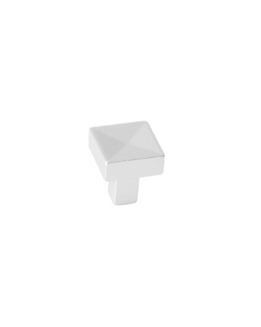 Botón de mueble cromo satinado REGGEA tirador de diseño