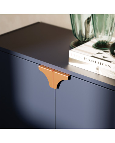 Tirador de mueble color cobre BORSA tirador de diseño