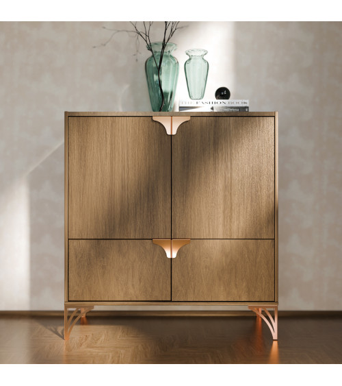 Tirador de mueble color cobre BORSA tirador de diseño