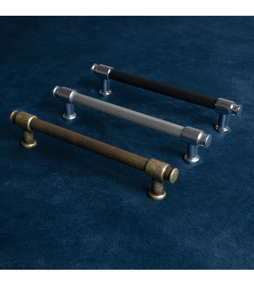 Tirador de mueble pátina sobre latón GALIUM tirador de diseño
