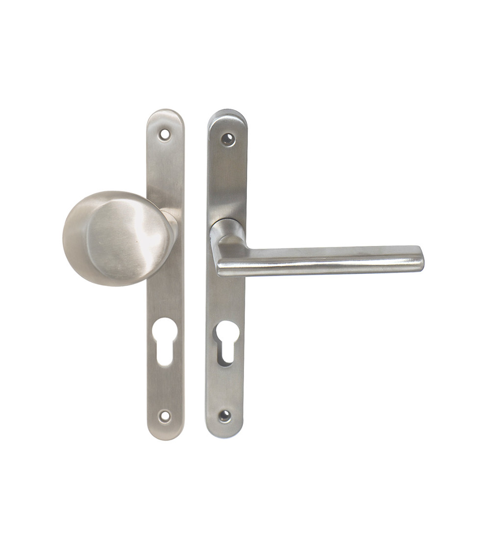 Conjunto palier inox placa estrecha 26 cilindro Amande/New Pyla