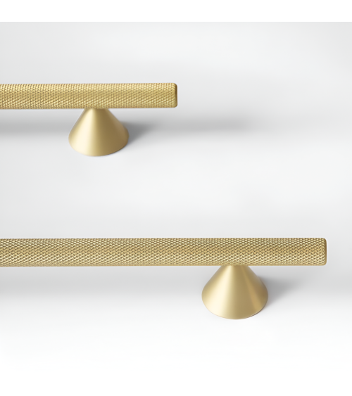 Tirador de mueble anodizado oro/oro mate ONDIN tirador de diseño