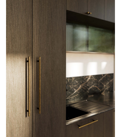 Tirador de mueble patinado sobre latón VENDÉ tirador de diseño