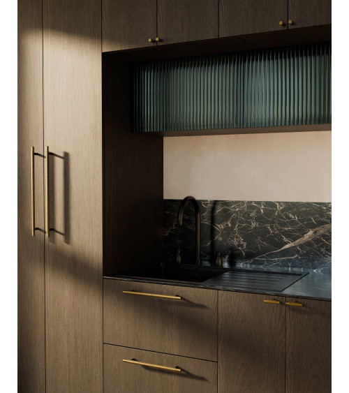 Tirador de mueble patinado sobre latón VENDÉ tirador de diseño