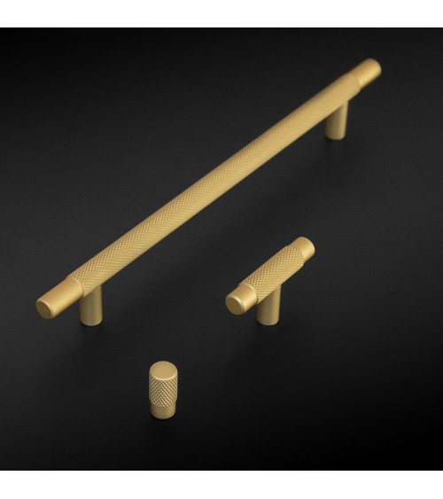 Tirador de mueble anodizado oro/oro mate VENDÉ tirador de diseño