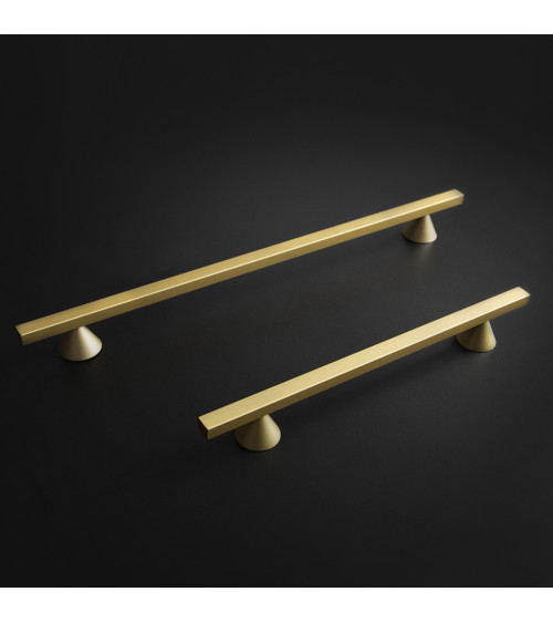 Tirador de mueble anodizado oro/oro mate CERT tirador de diseño