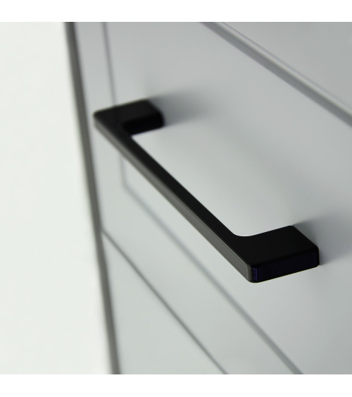 Tirador de mueble negro mate TECHNO tirador de diseño
