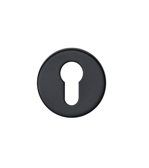 Escudo de seguridad redondo Inox Negro EUROWALE