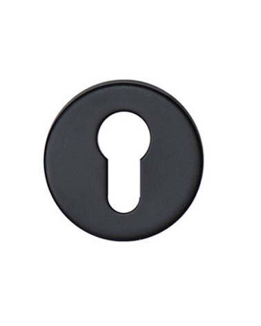 Escudo redondo inox negro EUROWALE