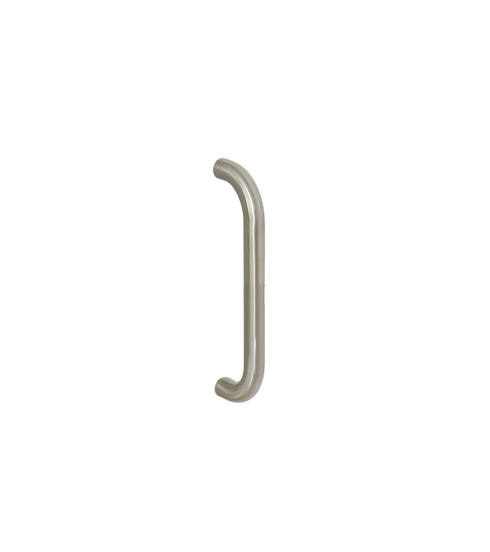 Tirador simple Bordeaux acodado inoxidable D19 ea200 EUROWALE