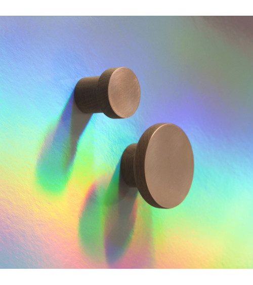 Percha de madera y cobre COPPER
