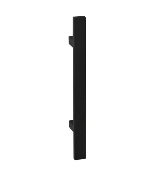 Tirador rectangular en T negro simple EUROWALE
