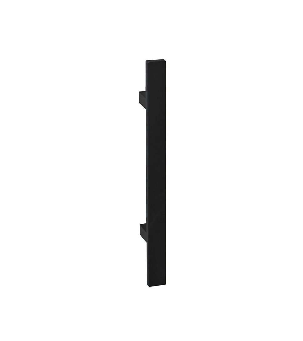 Tirador rectangular en T negro simple EUROWALE