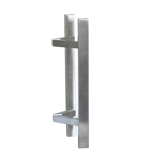 Tirador desplazado rectangular en T inox doble EUROWALE