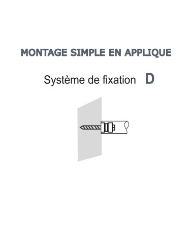 Tirador gráfico Cuadrado en T en acero inoxidable
