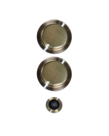 Kit corredera Bronce cazoletas redondas BDC
