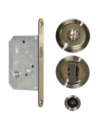 Kit corredera Bronce cazoletas redondas condena .EUROWALE