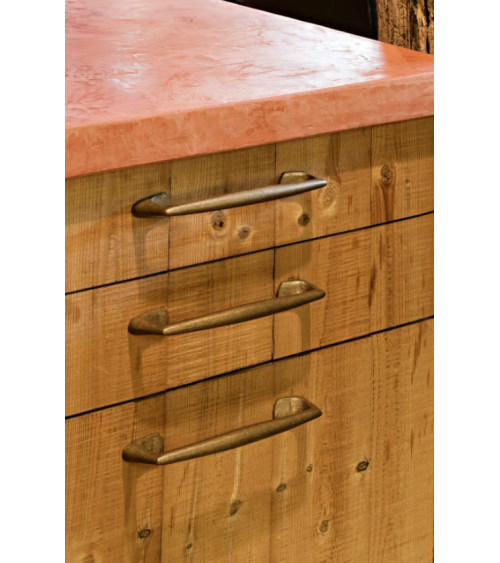 Tirador de mueble PMC en bronce - tirador de diseño