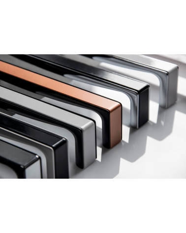 Tirador de mueble TWIX tirador de diseño vista de cerca