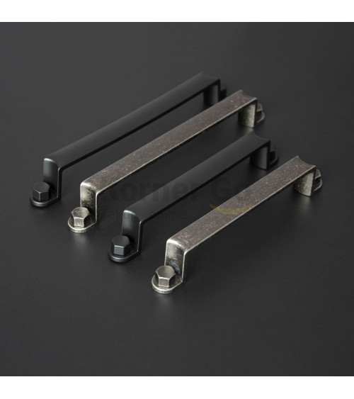 Tirador de mueble negro mate DUBLIN tirador de diseño