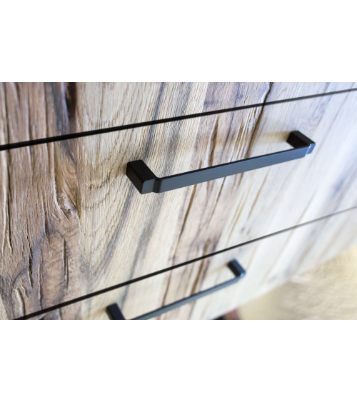 Tirador de mueble negro mate AMARO tirador de diseño