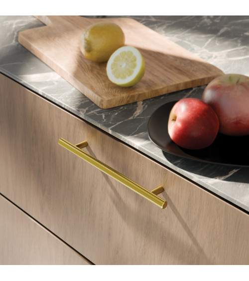 Tirador de mueble oro pulido CRUSO tirador de diseño