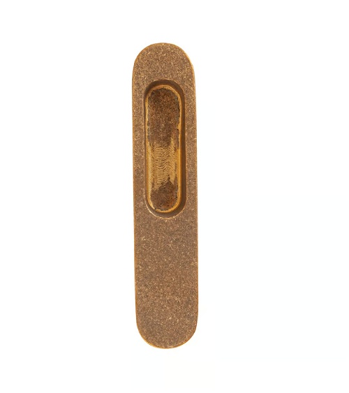 Pieza del tirador de puerta PSLD HIERRO ENVEJECIDO - BRONCE BRUTO