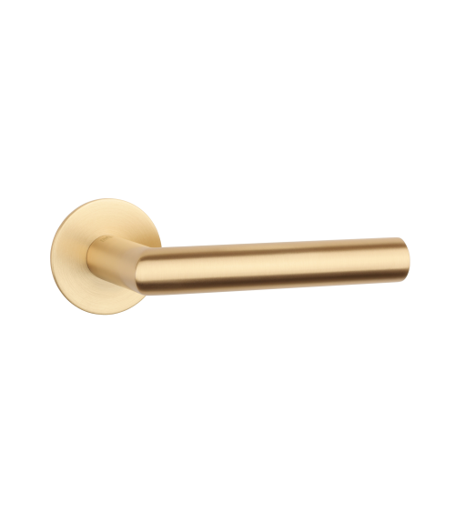 Maneta de puerta dorado mate OVAL 1750 maneta de diseño