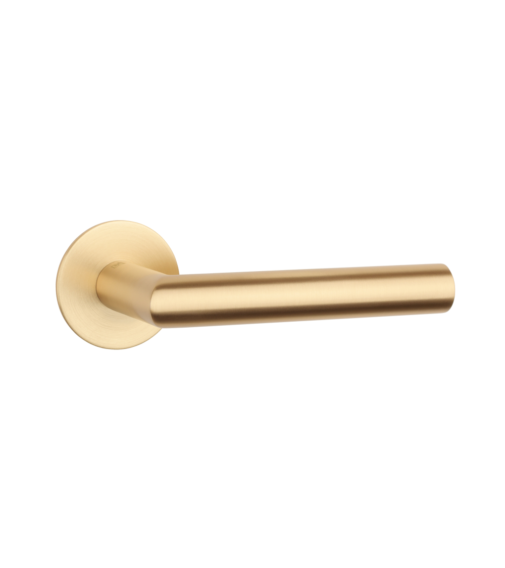 Maneta de puerta dorado mate OVAL 1750 maneta de diseño