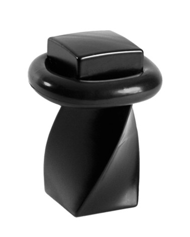 Tope de puerta retro negro mate modelo Elisabeth