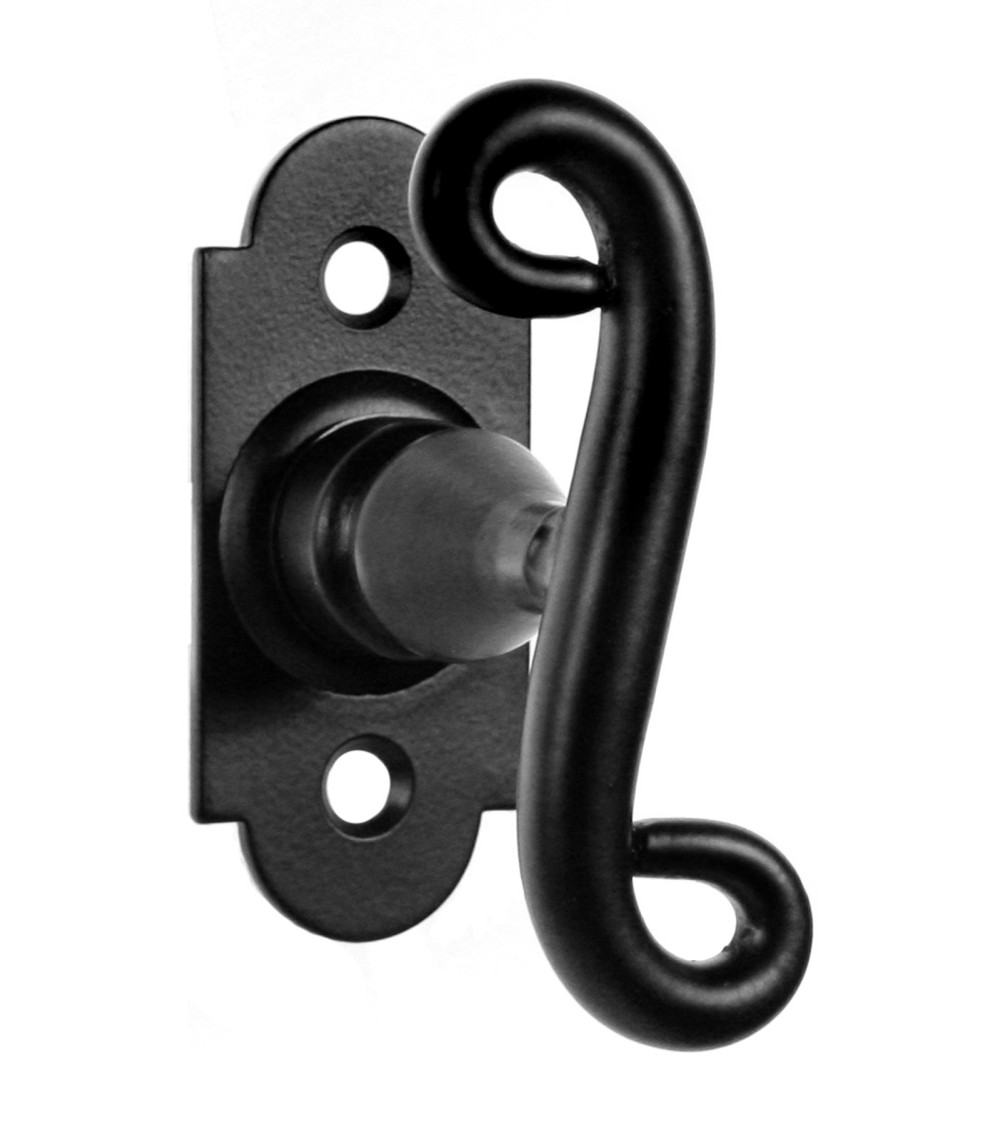 Tirador de ventana falleba retro negro mate – Colección Charlotte