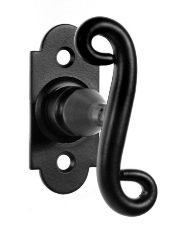 Tirador de ventana falleba retro negro mate – Colección Charlotte