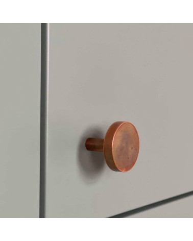 Botón de mueble en cobre NENA M