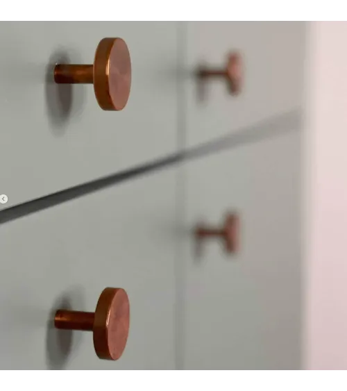 Botón de mueble en latón NENA M diseño
