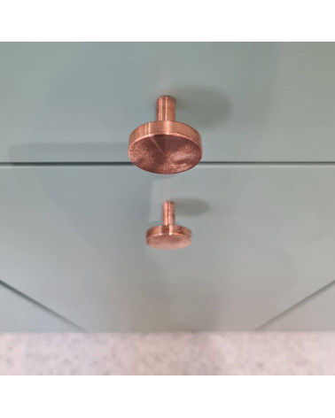Botón de mueble en cobre NENA M