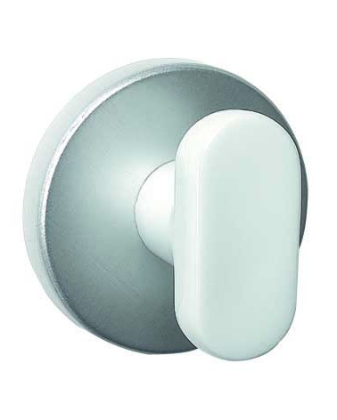 Tiradores de puerta de porcelana blanca Merigous Delo Lido Cannelé