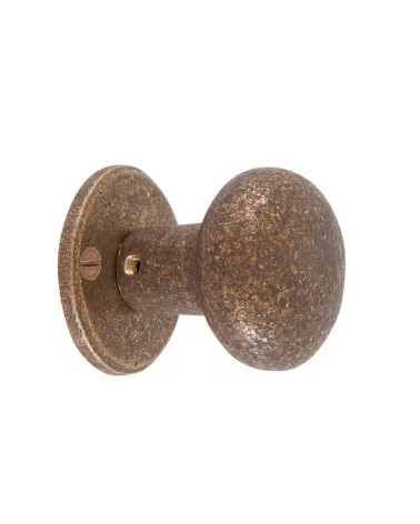 PAR DE BOTONES DE PUERTA PHR /50 HIERRO ENVEJECIDO - (VO) 45mm