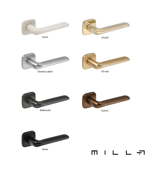 Tirador de puerta bronce mate FLAT tirador de diseño