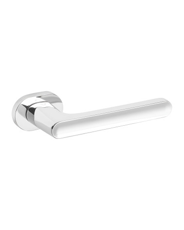 Manivela de puerta cromada pulida JACOB diseño