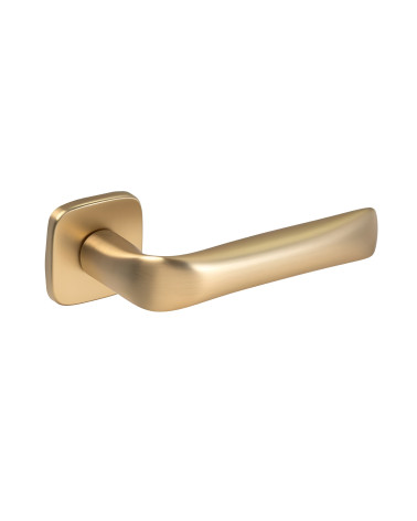 Manija de puerta dorada satinada FOLD diseño