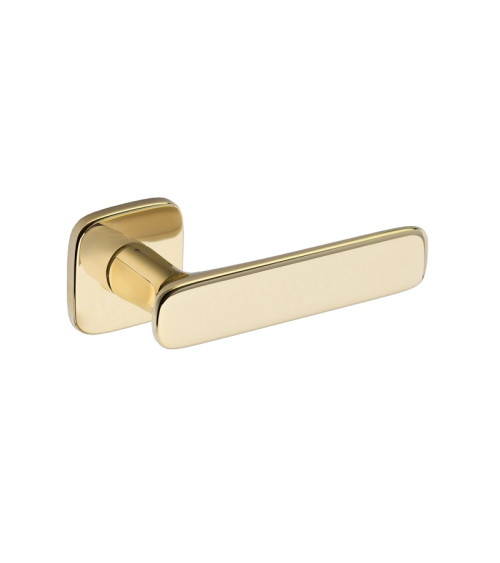 Manija de puerta dorada pulida FLOW diseño